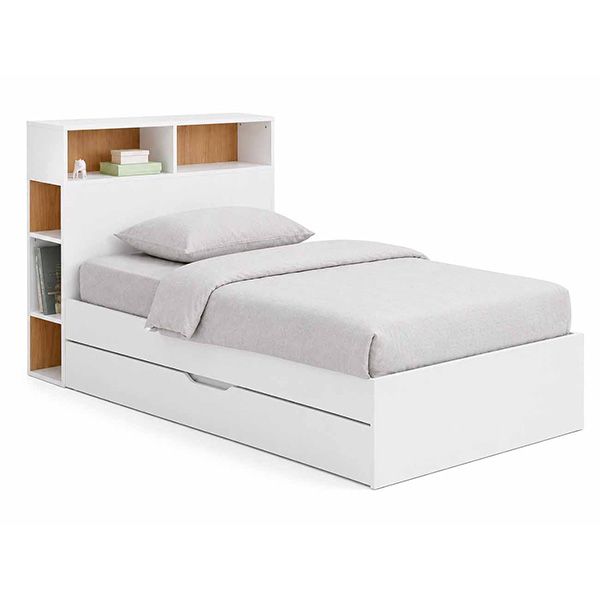 تخت تک نفره باکسی کتابخانه دار T724